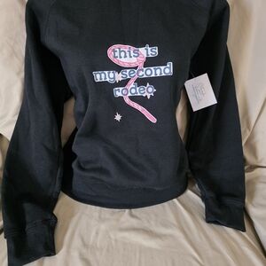 Black Graphic Sweatshirt